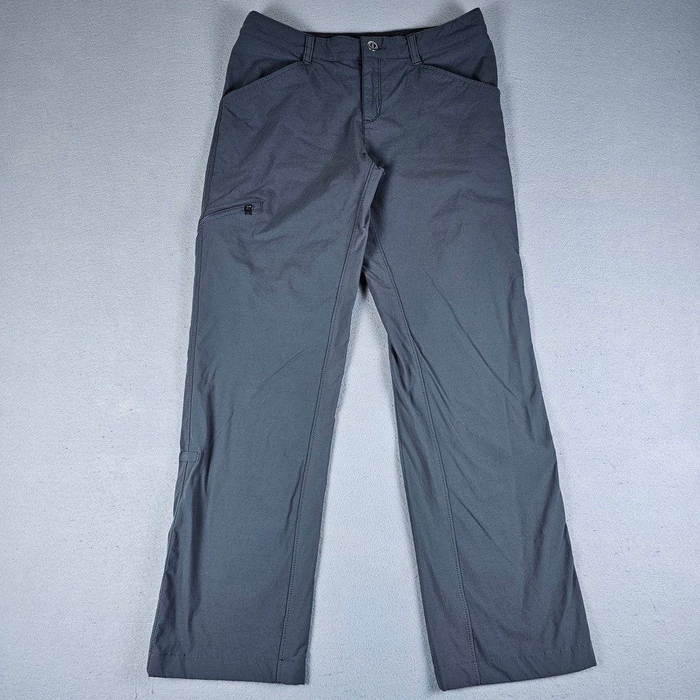 Patagonia Quandary Pants Womens 6 Forge Grey Regular Stretch Lightweight Hiking